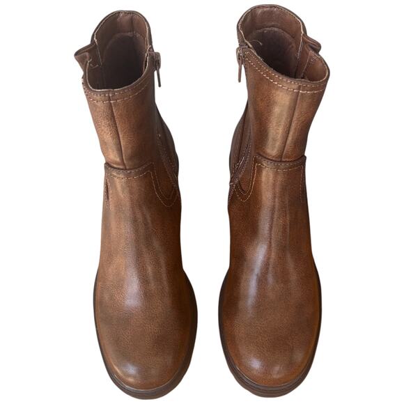 Brown Leather Ankle Boots - Picture 6 of 13